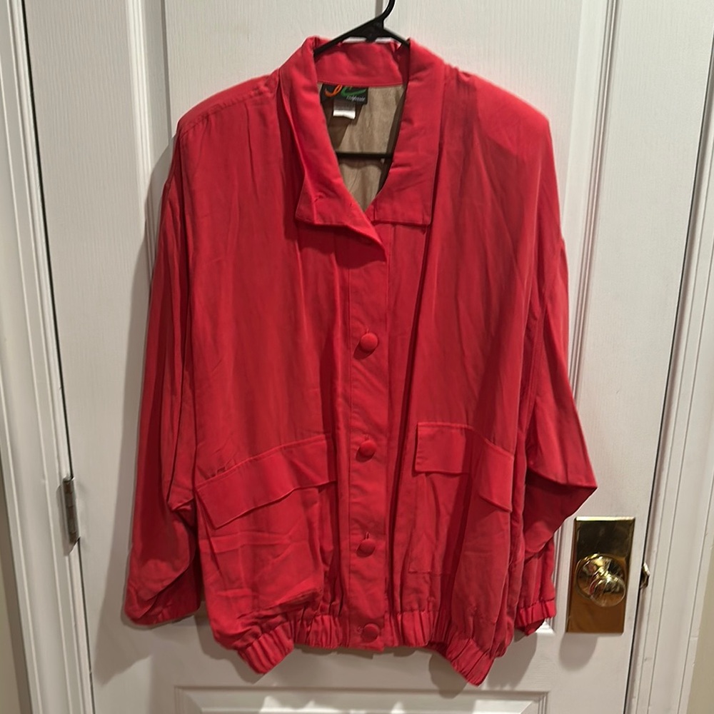 Vintage Women's Red Jacket